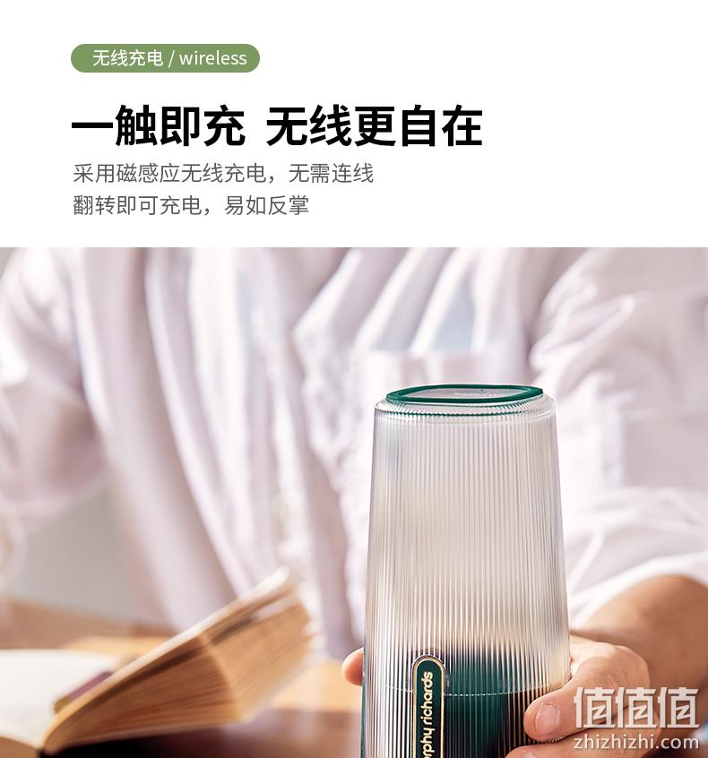 满电可榨15杯、感应充电：英国 摩飞 300ml 无线榨汁杯 199元包邮 值值值-买手聚集的地方