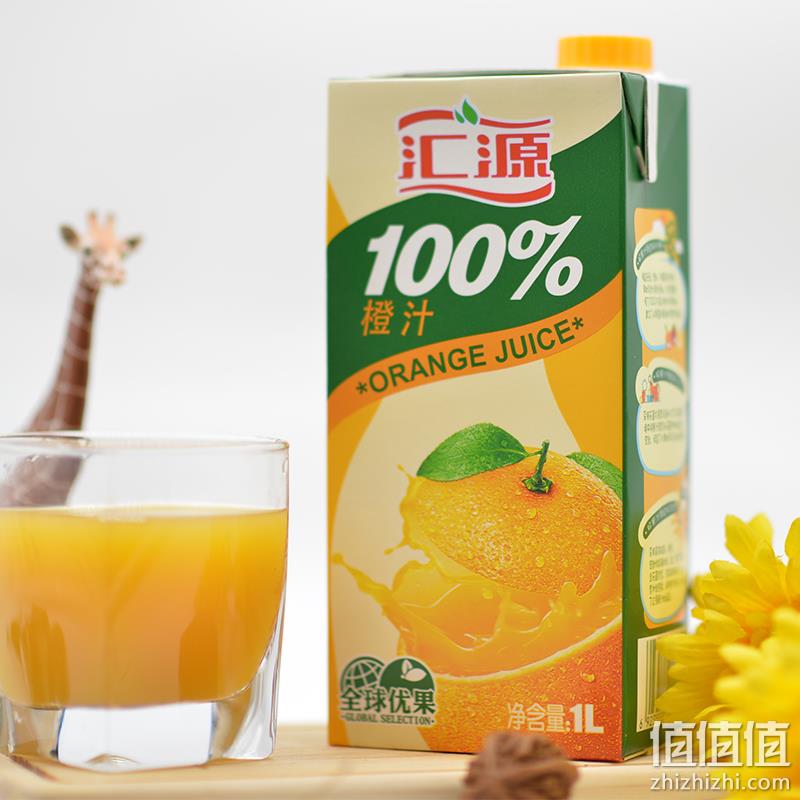清仓低价,1Lx6盒x2箱 汇源 橙汁100% 橙汁饮料 券后83.4元包邮 值值值-买手聚集的地方
