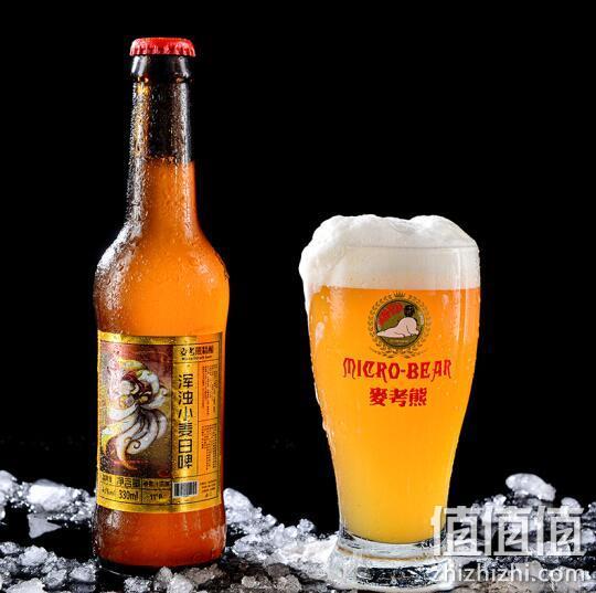 Plus会员：330mlx12瓶x2件 MICRO-BEAR 麦考熊 小麦特级啤酒 108元包邮 值值值-买手聚集的地方