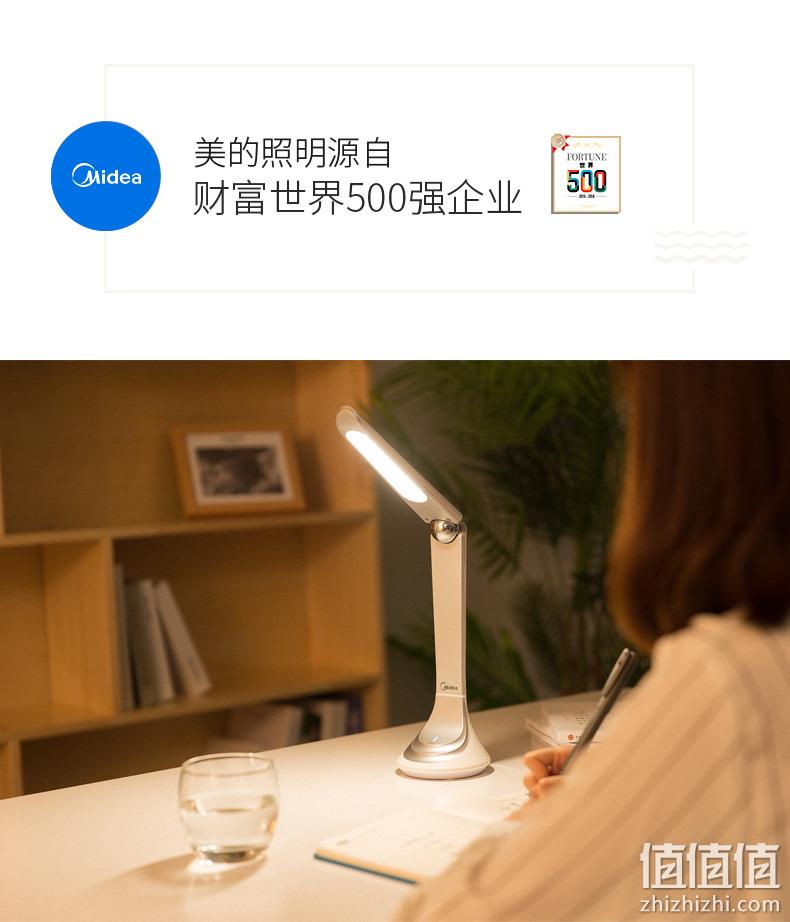 新低！充插两用可折叠，柔光护眼：美的 简致 LED护眼台灯 券后49元起包邮（之前推荐59元） 值值值-买手聚集的地方