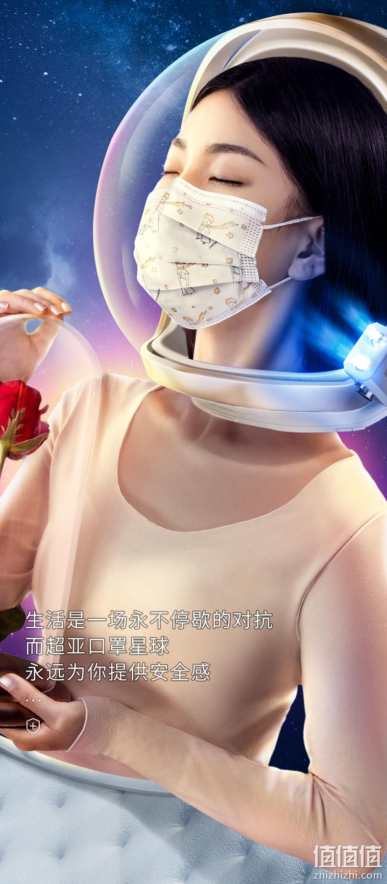 补货！ YY0469标准、50个：超亚×小王子联名 儿童/成人一次性医用外科口罩 34元包邮 值值值-买手聚集的地方