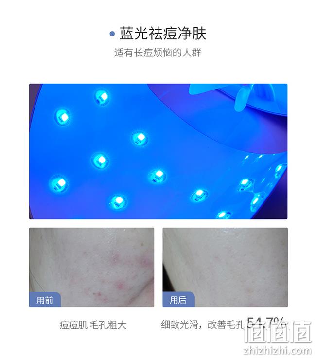 腰斩白菜价！祛痘+抗皱+美白：日本 可思美 Led光子面膜仪 CB-LM01 99元包邮（之前推荐299元） 值值值-买手聚集的地方