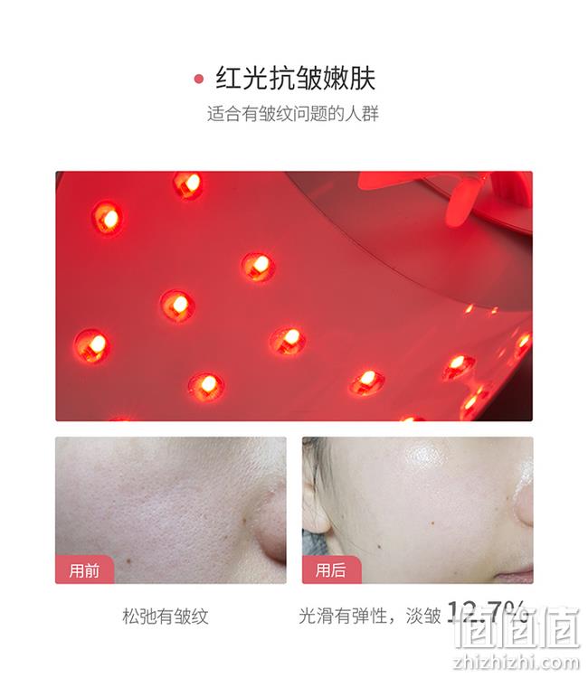 腰斩白菜价！祛痘+抗皱+美白：日本 可思美 Led光子面膜仪 CB-LM01 99元包邮（之前推荐299元） 值值值-买手聚集的地方