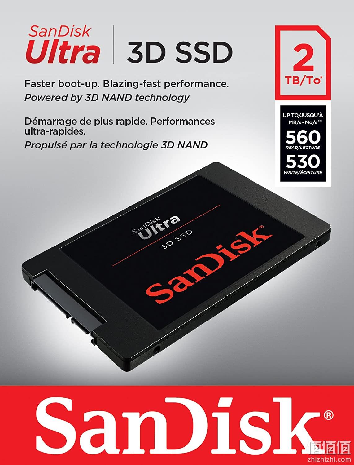 镇店之宝 2TB大容量 SanDisk 闪迪 Ultra 3D  SATA3 固态硬盘 Prime直邮到手1436元 值值值-买手聚集的地方