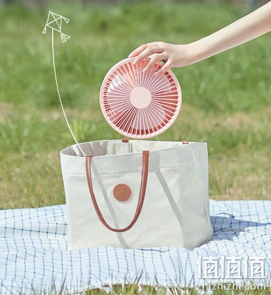 新低！可放进背包，伸缩折叠，24h续航：艾美特 便携落地电风扇 AH06 立减+券后149元包邮（上次推荐169元） 值值值-买手聚集的地方