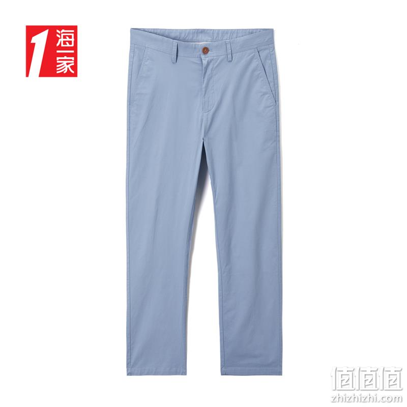 商场同款，断码清仓，长短裤都有：海一家 男士 直筒微弹休闲裤 券后29元包邮（吊牌价79元） 值值值-买手聚集的地方