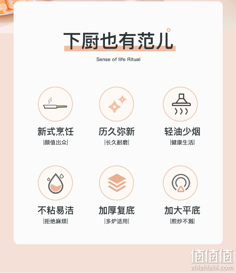 65天包退换，不挑灶：乐扣乐扣 solo系列 平底不粘锅 券后59元起包邮 值值值-买手聚集的地方