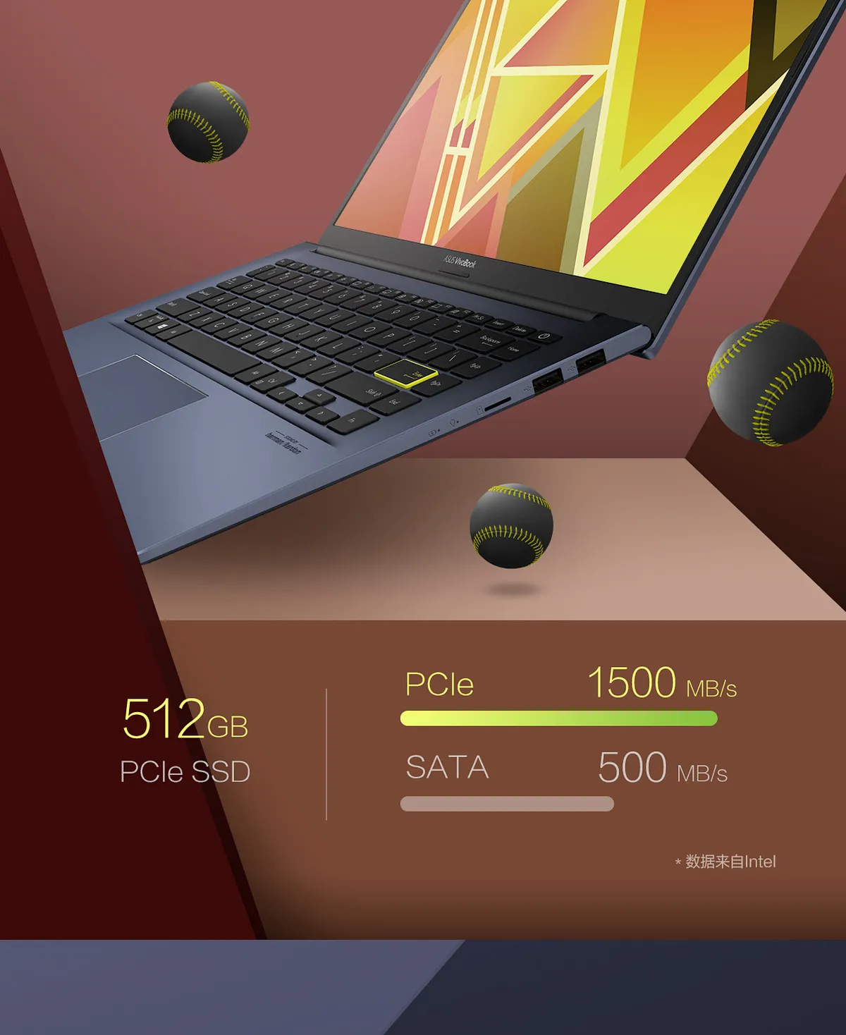 十代I5+独显：华硕 VivoBook14 2020款 14英寸 轻薄笔记本电脑 3799元包邮顺丰（京东秒杀价4189元） 值值值-买手聚集的地方