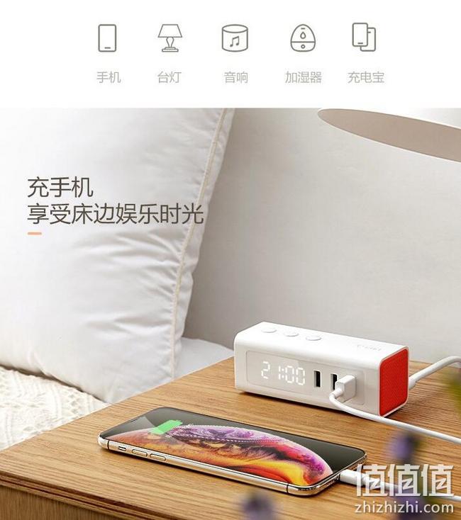 自带闹钟，3USB口：公牛 智能USB床头充电插座GNV-UUP152 75元包邮 值值值-买手聚集的地方
