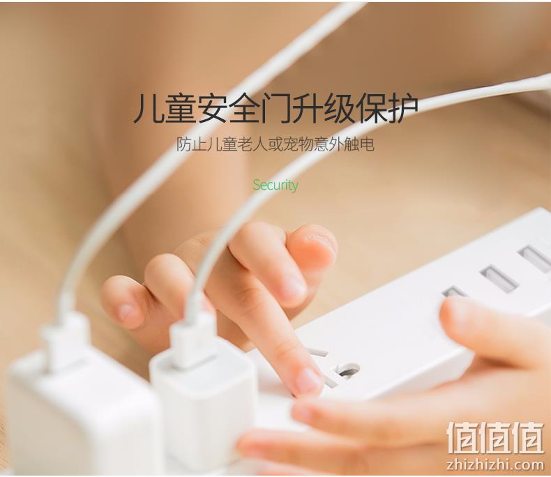 过载保护、3孔+3USB：Seebest 视贝 多功能智能插座 券后29元包邮 值值值-买手聚集的地方