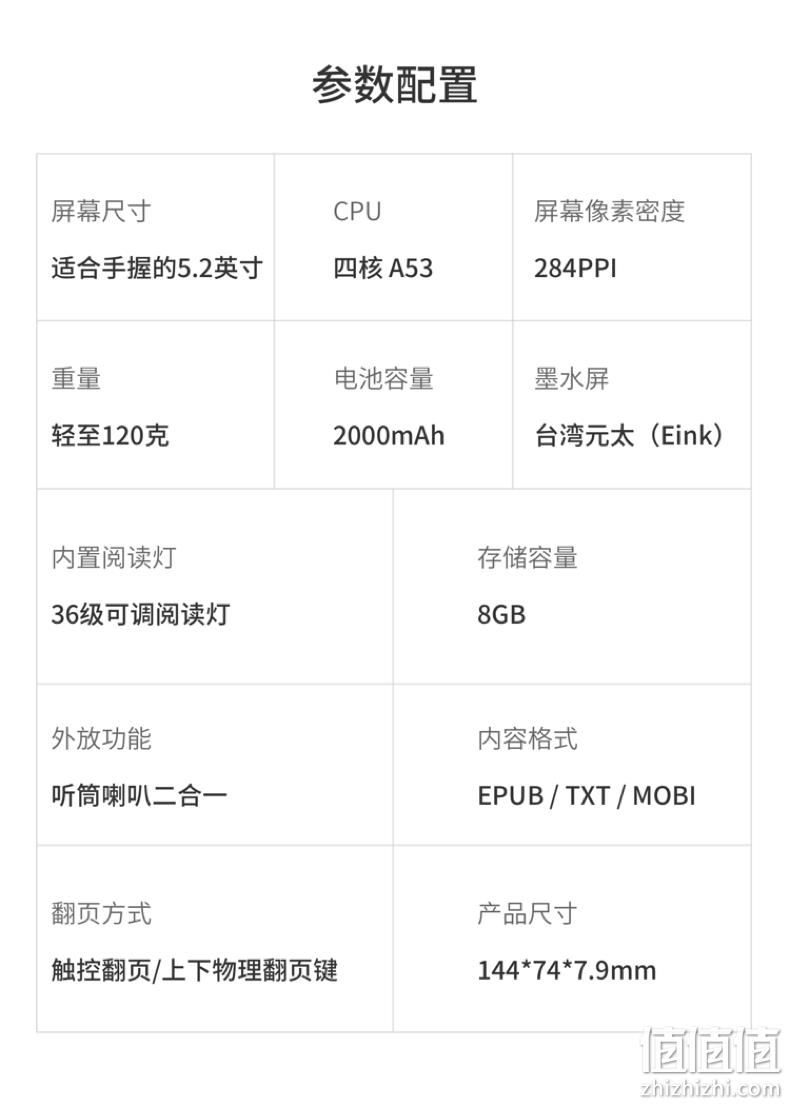 打卡150天免费送，8g：腾讯阅文 口袋阅经典款 5.2英寸 电纸书阅读器 799元 打卡满150天返799元 值值值-买手聚集的地方