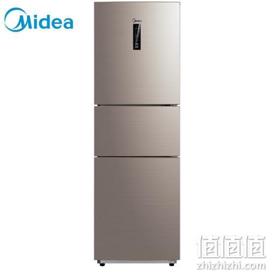 核心部件10年换新：Midea 美的 BCD-228WTPZM(E) 三门冰箱 228升 1699元包邮 送6期免息 值值值-买手聚集的地方