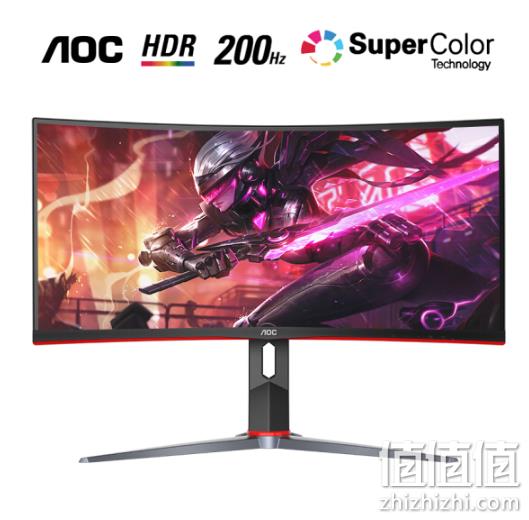 AOC CQ29G2Z 29英寸VA显示器（2560×1080、200Hz、广色域） 券后1769元包邮 值值值-买手聚集的地方