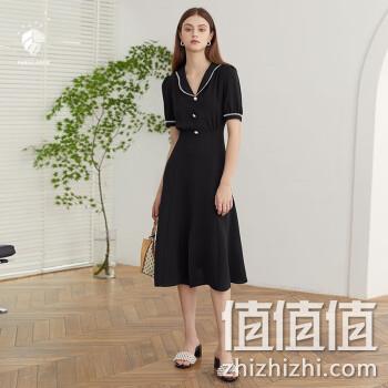 范思蓝恩 Z201324 女士复古气质连衣裙 129元包邮 值值值-买手聚集的地方