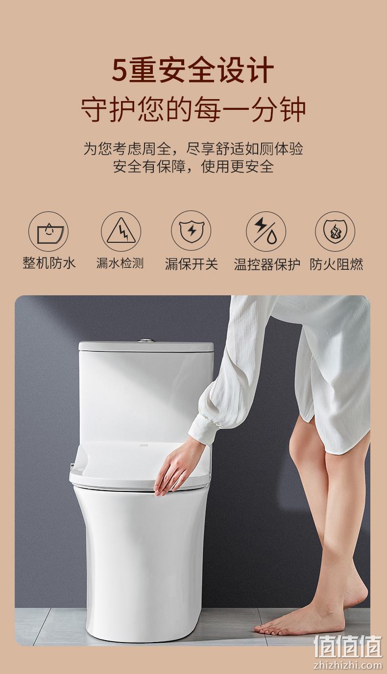 即热式+银离子抗菌+温水冲洗：小米生态链 大白 智能马桶盖 0点：双重优惠后725元包邮 值值值-买手聚集的地方