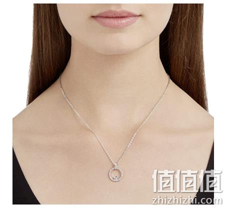 Swarovski 施华洛世奇 密镶仿水晶圆环项链 prime直邮到手322.15元 值值值-买手聚集的地方