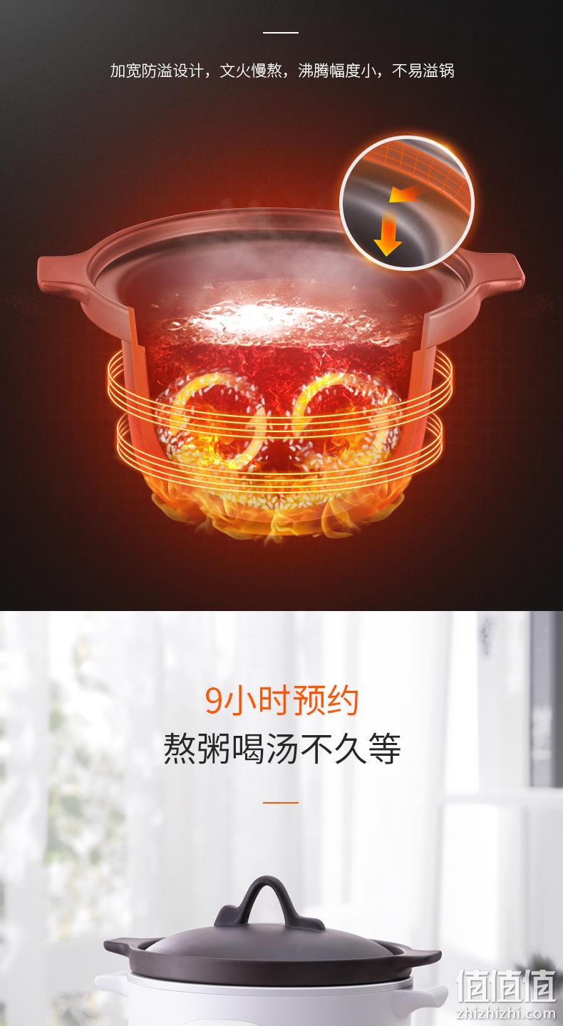 智能预约+保温：九阳 紫砂电炖锅 DGD2001AM 券后99元包邮（京东129元） 值值值-买手聚集的地方