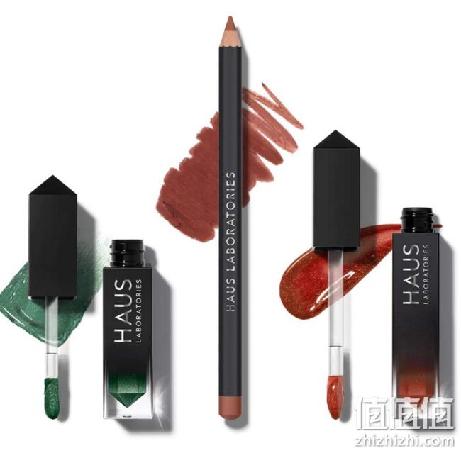 白菜！Lady Gaga彩妆品牌，Haus Laboratories 眼影唇彩唇线笔3件套 新低180.99元 值值值-买手聚集的地方