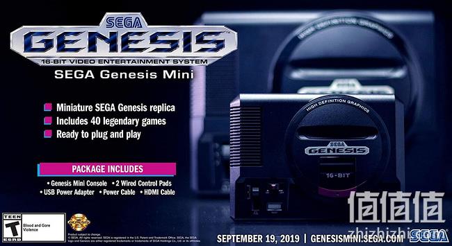 Sega Genesis Mini世嘉 MD迷你游戏机 复刻版 Prime直邮到手383元 值值值-买手聚集的地方