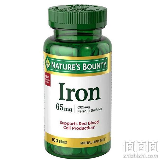 亚马逊销冠！补血滋润：100粒 Natures Bounty自然之宝 铁元素补充剂 Prime凑单直邮到手47元 值值值-买手聚集的地方
