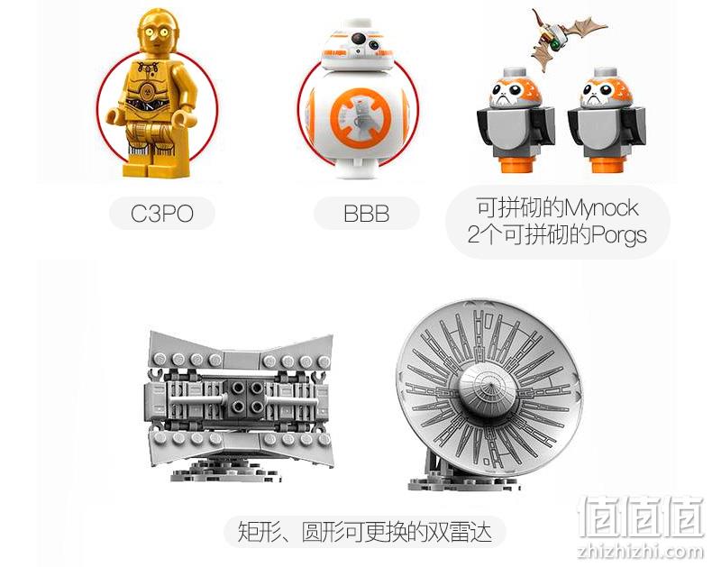 7500粒重磅级,乐高 星球大战系列 豪华千年隼 75192 88vip:5053.99元包邮(天猫旗舰店7399元) 值值值-买手聚集的地方