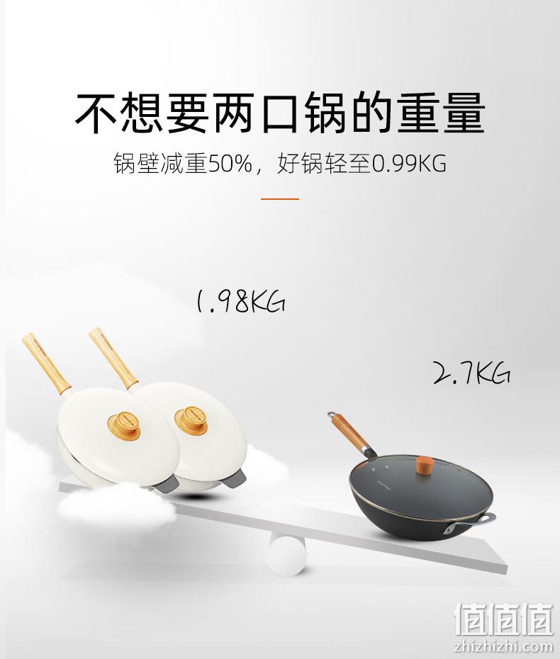 高颜值 不粘耐用 不糊底，九阳 炒锅不粘锅 29cm CLT3255 三重优惠后151.05元包邮 值值值-买手聚集的地方