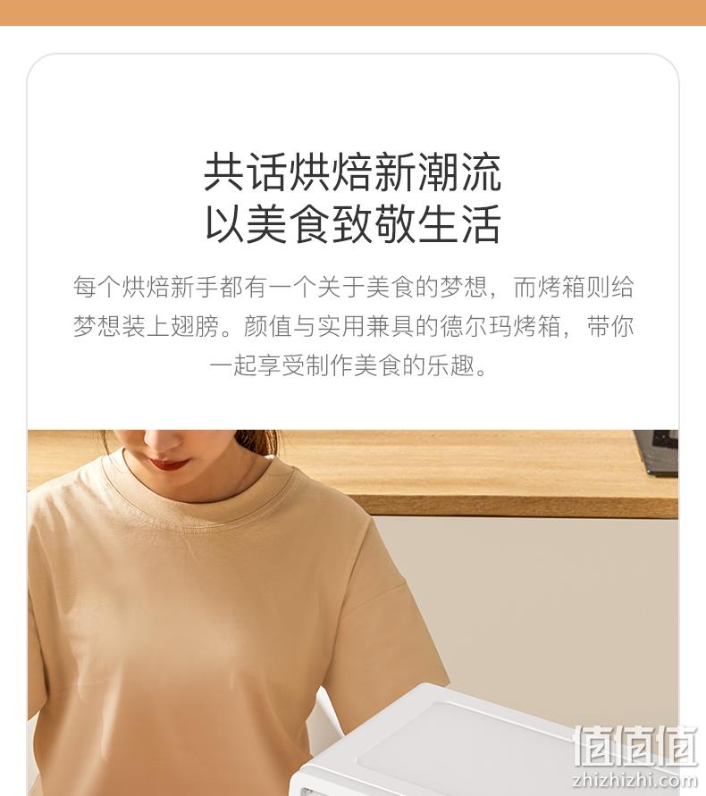 小米生态链 高颜值：德尔玛 小型电烤箱 11L 券后99元包邮 值值值-买手聚集的地方