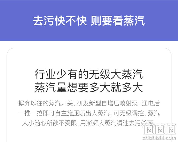 自增压喷射蒸汽 高温除菌 无残留：德尔玛 蒸汽拖把 199元包邮 值值值-买手聚集的地方