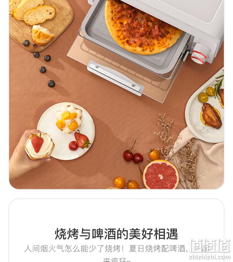 小米生态链 高颜值：德尔玛 小型电烤箱 11L 券后99元包邮 值值值-买手聚集的地方