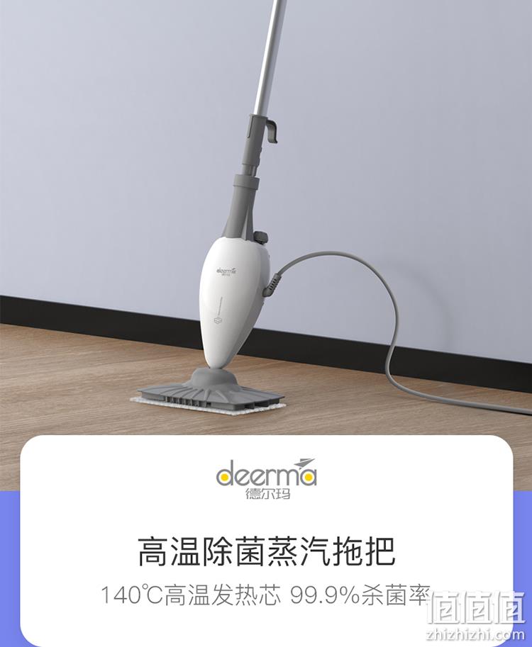 自增压喷射蒸汽 高温除菌 无残留：德尔玛 蒸汽拖把 199元包邮 值值值-买手聚集的地方