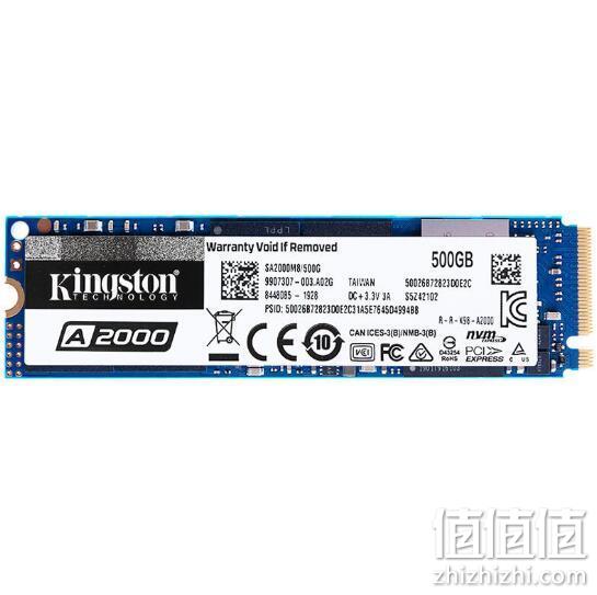 6毛钱1G！Kingston 金士顿 A2000系列 M.2 NVMe 固态硬盘 500GB 329.05元包邮 值值值-买手聚集的地方