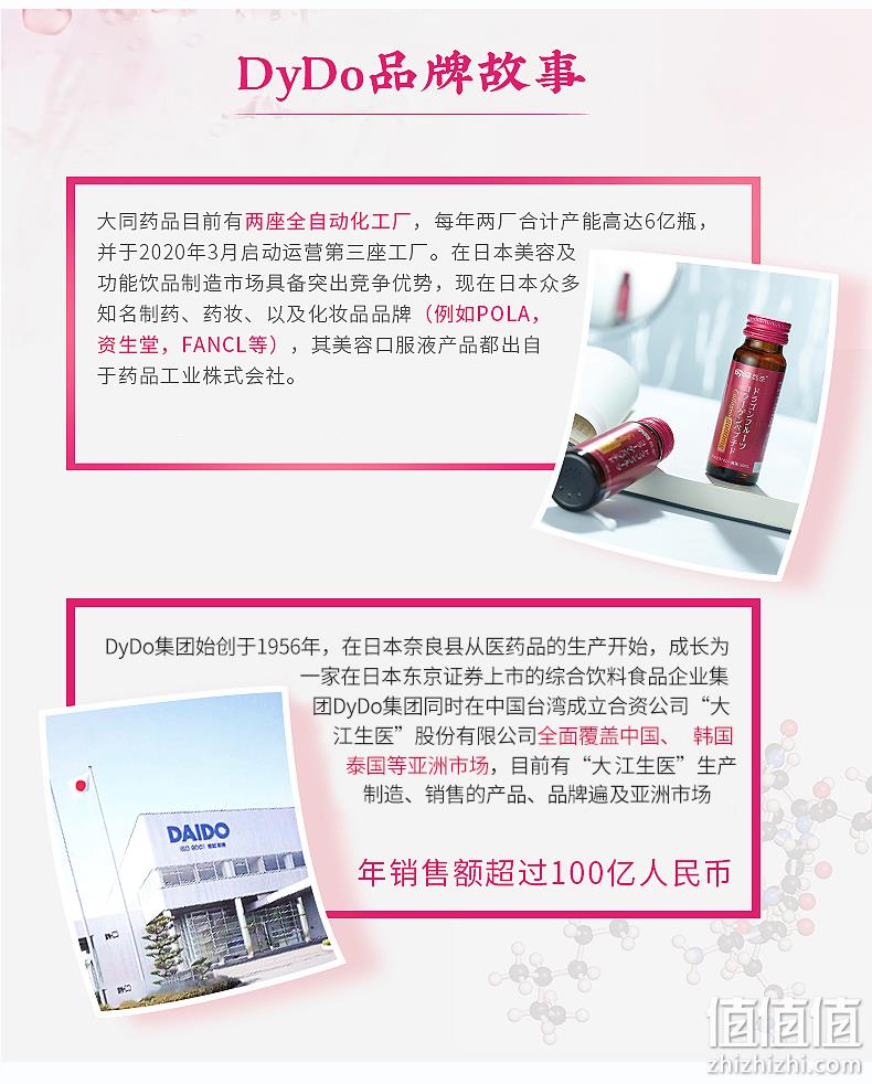 日本原装进口，DyDo 达亦多旗下 悠奈 抗糖胶原蛋白液态饮口服液 50ml 券后9元包邮（京东13.3元） 值值值-买手聚集的地方