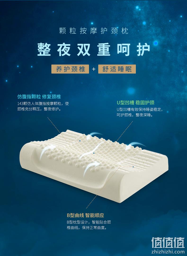 泰国进口、90%+乳胶含量：玺堡 乳胶枕 券后48元起包邮 值值值-买手聚集的地方