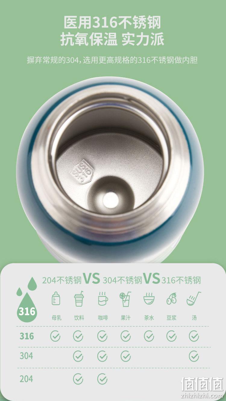 316不锈钢、防摔防漏、一杯三盖：600ml 萌集 儿童保温保冷杯 新低58元包邮 值值值-买手聚集的地方