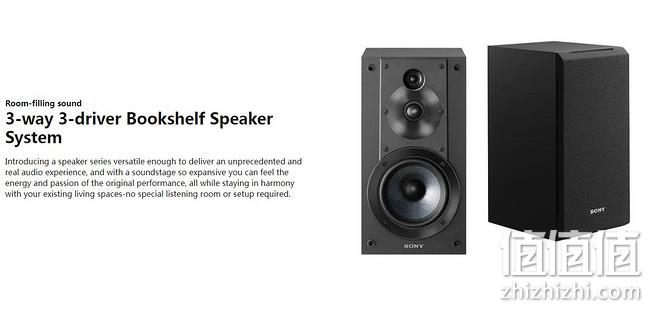 亚马逊销冠！Sony索尼 SS-CS5 三向三驱动 立体声书架音箱 2只装 929元直邮到手 值值值-买手聚集的地方