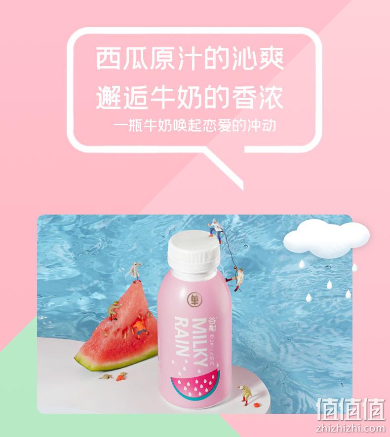 含15%果汁原汁：谷耐 西瓜/蜜桃/草莓牛乳饮品 280mlx8瓶 券后19.9元包邮（超市6.8元/瓶） 值值值-买手聚集的地方
