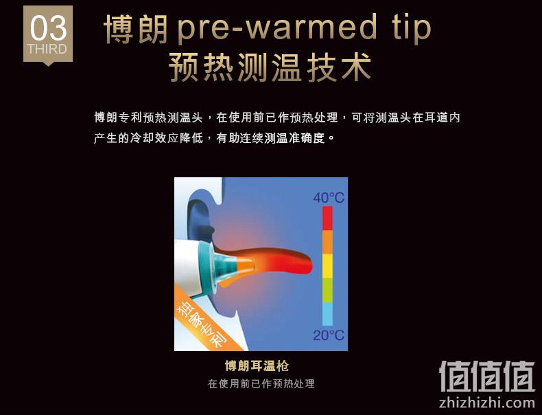 1S测温，三色发烧预警，原产进口：德国 Braun博朗 宝宝耳温枪 IRT6520 279元包邮 值值值-买手聚集的地方
