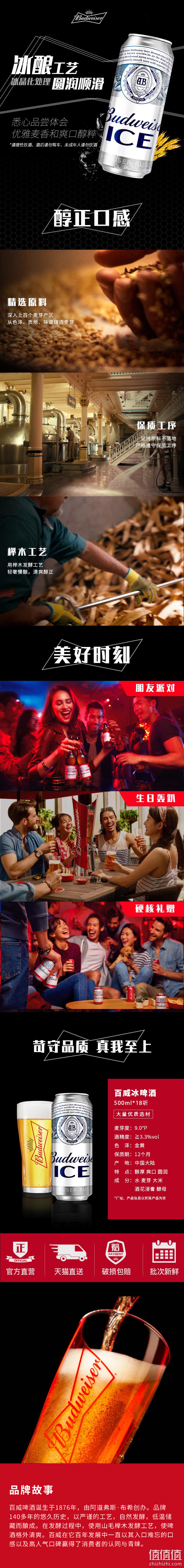 补券，特色冰酿，百威 冰啤啤酒 500mlx18听大罐装 券后79元包邮 值值值-买手聚集的地方