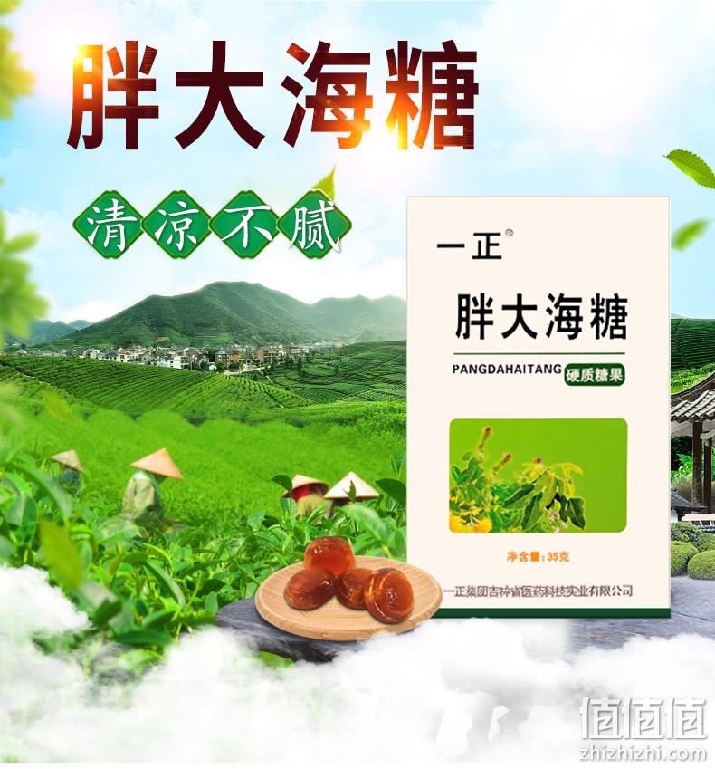 4.9分，古法熬制，清凉护嗓：35gx2盒 一正 胖大海润喉糖 7.9元包邮 值值值-买手聚集的地方