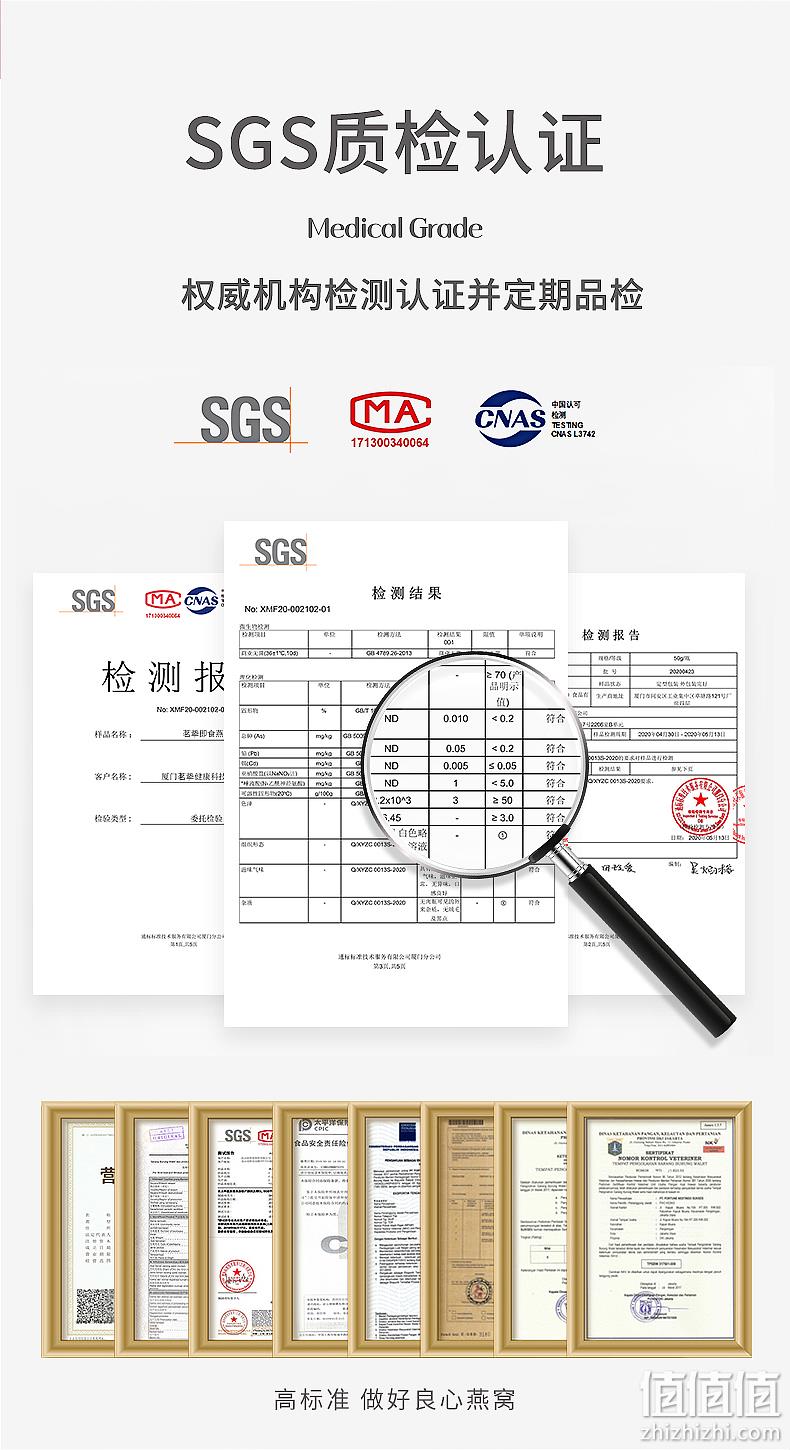 希尔顿国际酒店供应商，茗挚 即食冰糖燕窝100gx5碗礼盒装 券后99元包邮  值值值-买手聚集的地方