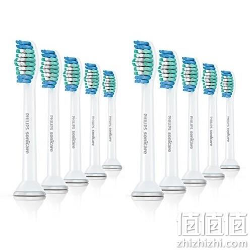 PHILIPS飞利浦 HX6010/30 标准清洁电动牙刷刷头 10支装 Prime凑单折后181元直邮到手 值值值-买手聚集的地方