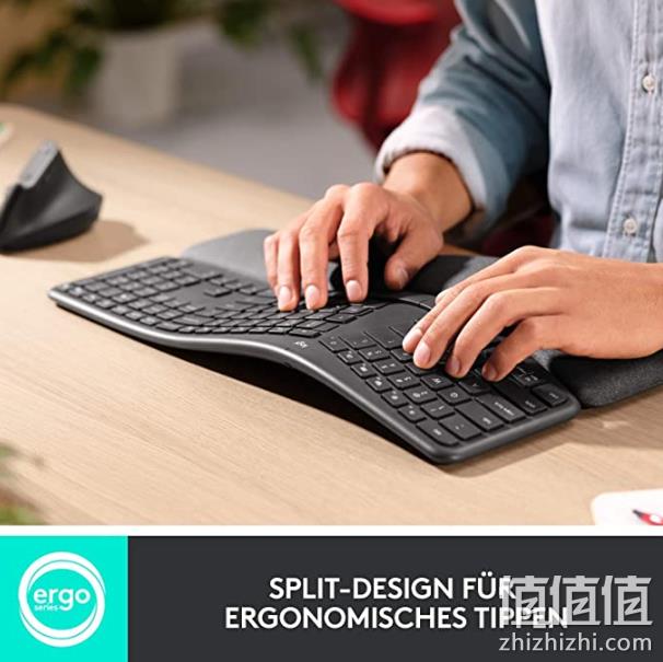 1倍差价：Logitech 罗技 人体工学无线蓝牙键盘 K860 prime直邮含税到手663.41元（代购约1300元） 值值值-买手聚集的地方
