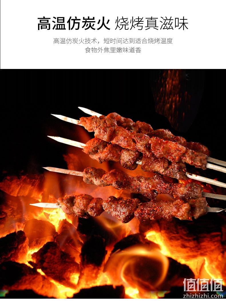 自在烤串，定时可控无油烟：利仁 家用旋转无烟电烤肉机 289元包邮 值值值-买手聚集的地方