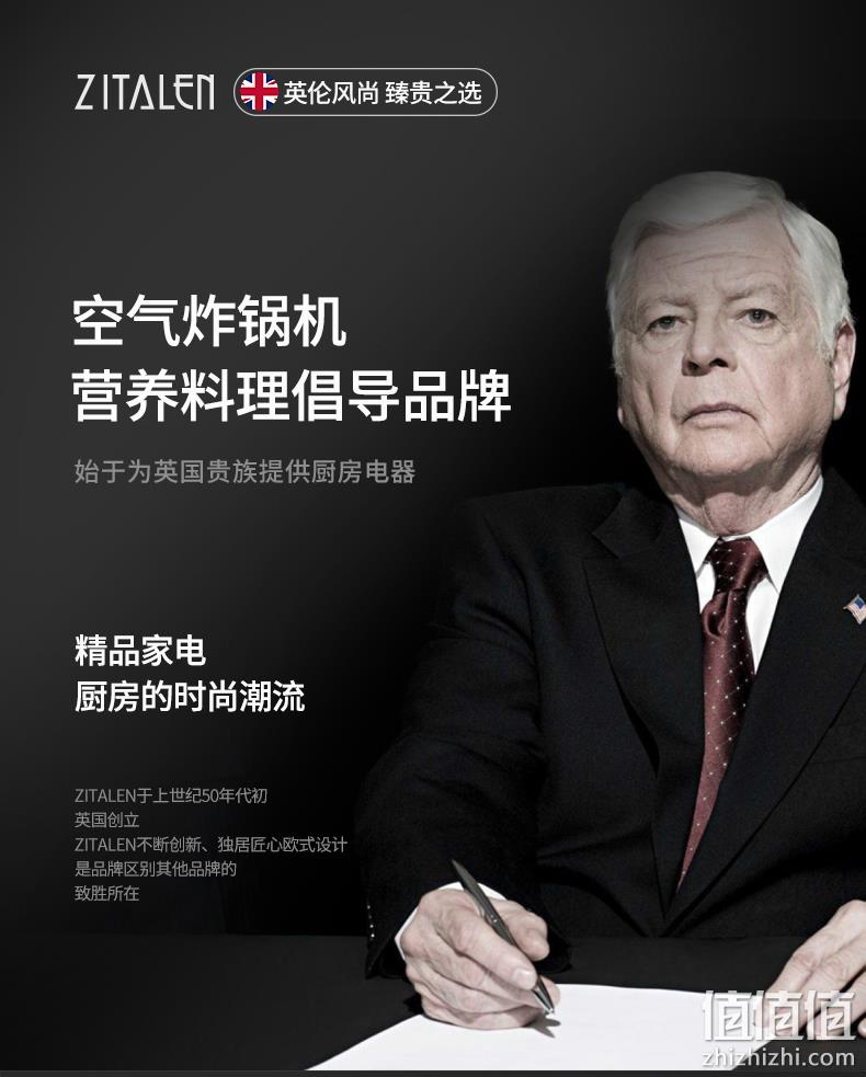 补券，无油煎炸，在家自制KFC：Zitalen 2L 多功能无油空气炸锅 139元包邮（之前推荐179元） 值值值-买手聚集的地方