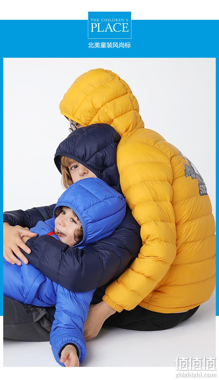 北美童装TOP品牌 90%白鸭绒：The Children's Place  儿童羽绒服 券后99元包邮 值值值-买手聚集的地方