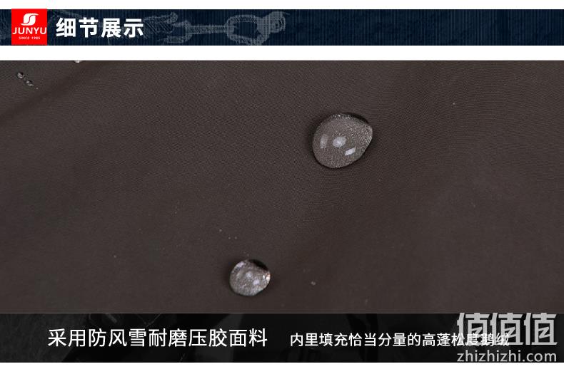 重磅保暖:800蓬+179g90%鹅绒!君羽 男加厚防水防风羽绒服 864元顺丰包邮 值值值-买手聚集的地方