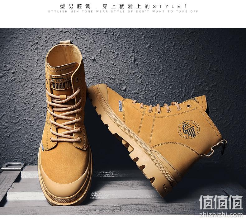 德国轻奢品牌，Trek & Travel 德国飞鹰 男士工装靴 双重优惠后148元包邮 值值值-买手聚集的地方