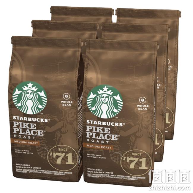 英亚人气产品 200gx6包 星巴克 Pike Place 中度烘焙咖啡豆 Prime直邮到手259元（之前推荐279元） 值值值-买手聚集的地方