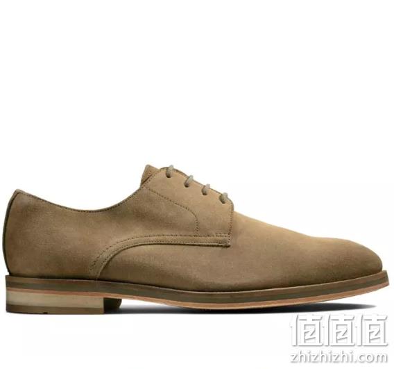 US8码，Clarks 其乐 Oliver Lace 男士 商务真皮休闲鞋 prime直邮含税到手297.71元 值值值-买手聚集的地方
