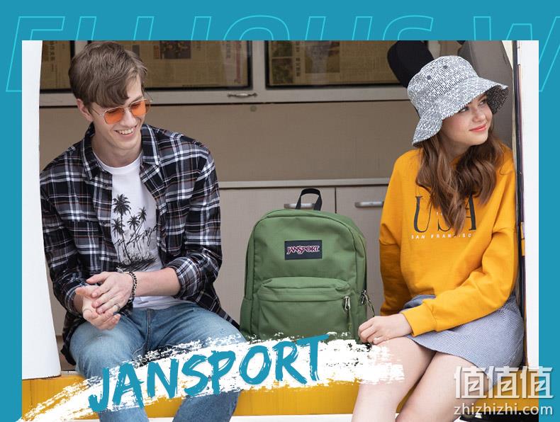 Jansport 杰斯伯 SUPERBREAK系列 学院风双肩背包 148元包邮（京东195元） 值值值-买手聚集的地方